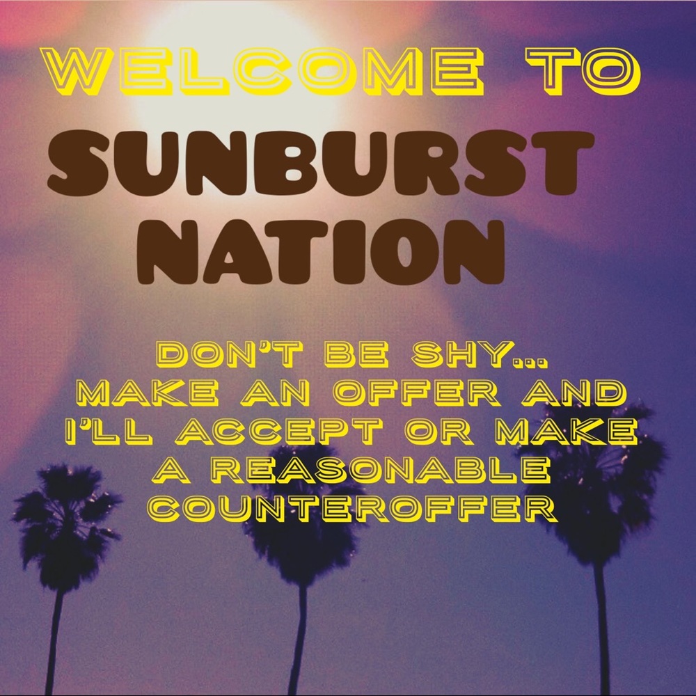 Our outlet shop! Main shop is sunburstnation.com
